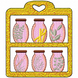 Kitchen And Tools Equipment Embroidery Design 12